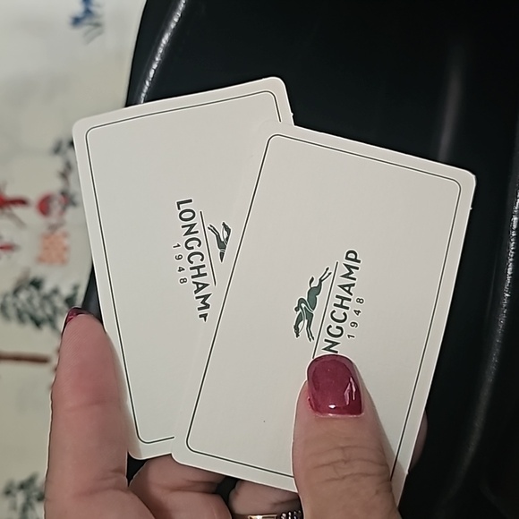 Longchamp Roseau. BLACK Leather Tote Bag - Picture 5 of 7